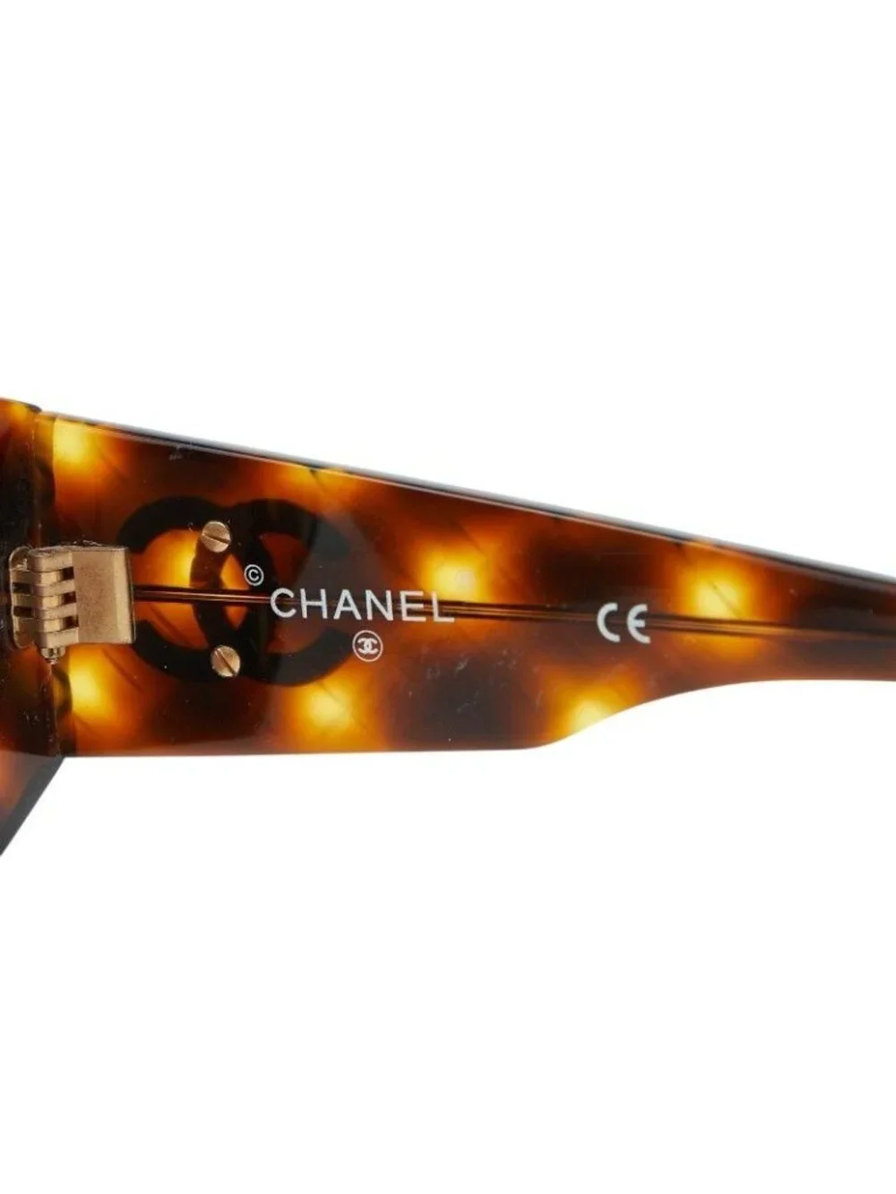 Chanel CC Logo Sunglasses Brown Acetate Eyewear